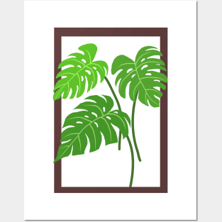 Green leaf Posters and Art